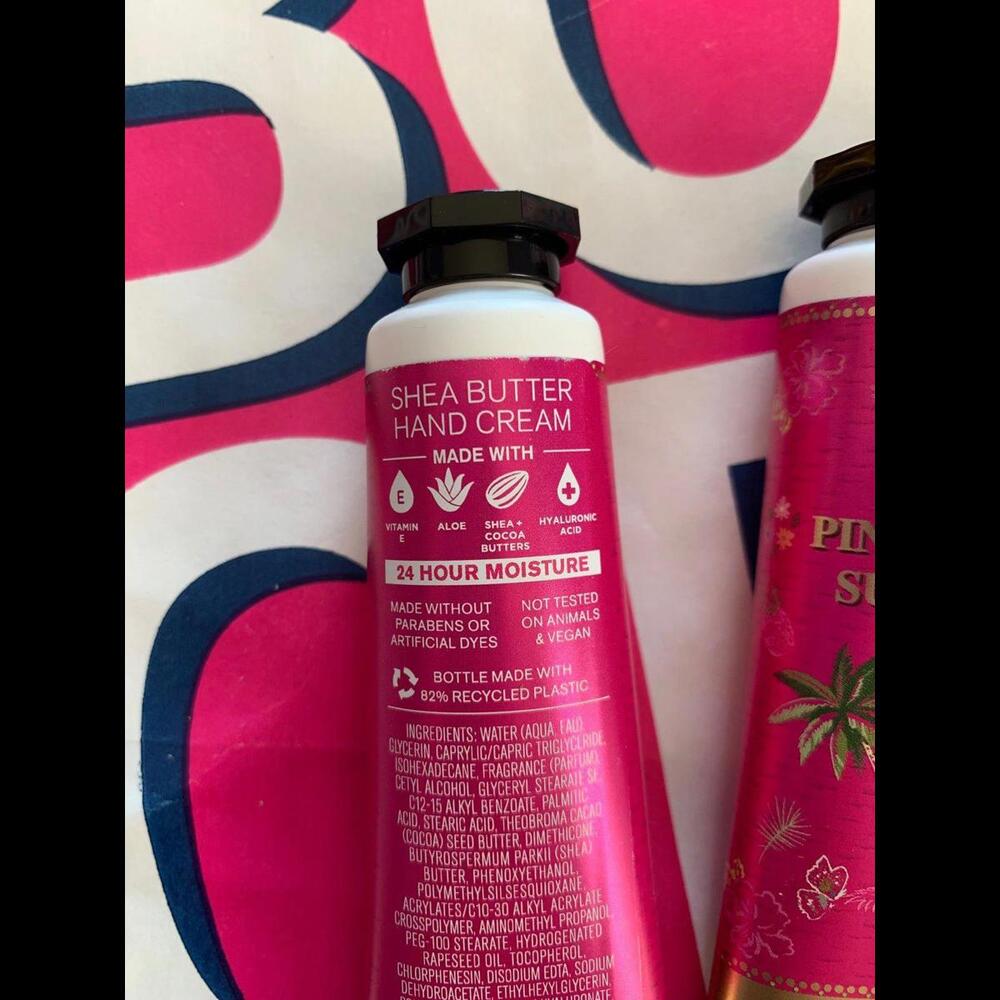 NWT Bath & Body Works Pink Pineapple Sunrise Hand Cream - Picture 2 of 2